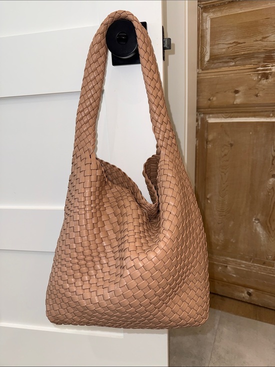 Rachel Zoe Handbags - Rachel Zoe Woven Hobo Shoulder Bag in Tan